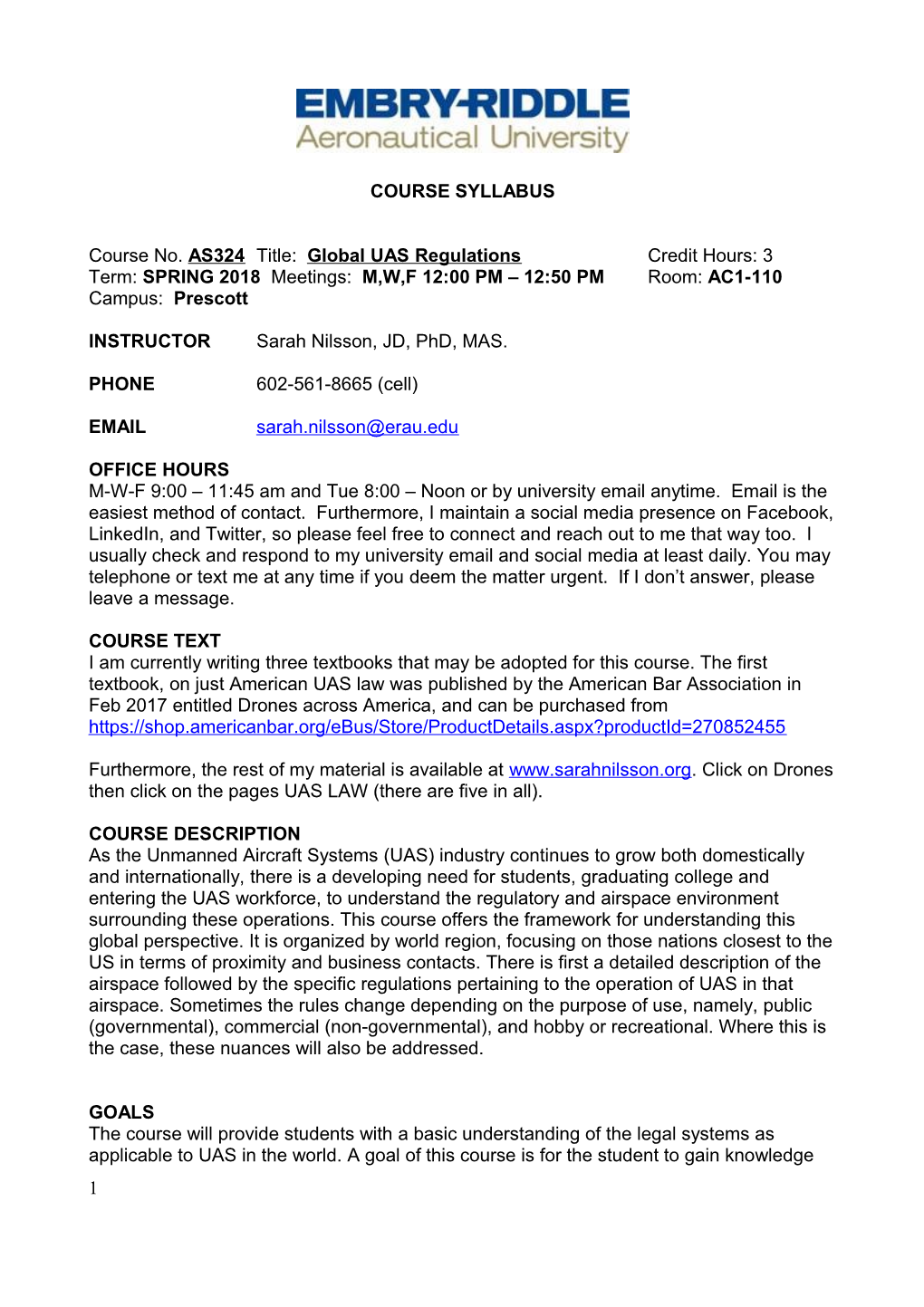 Embry-Riddle Aeronautical University s2