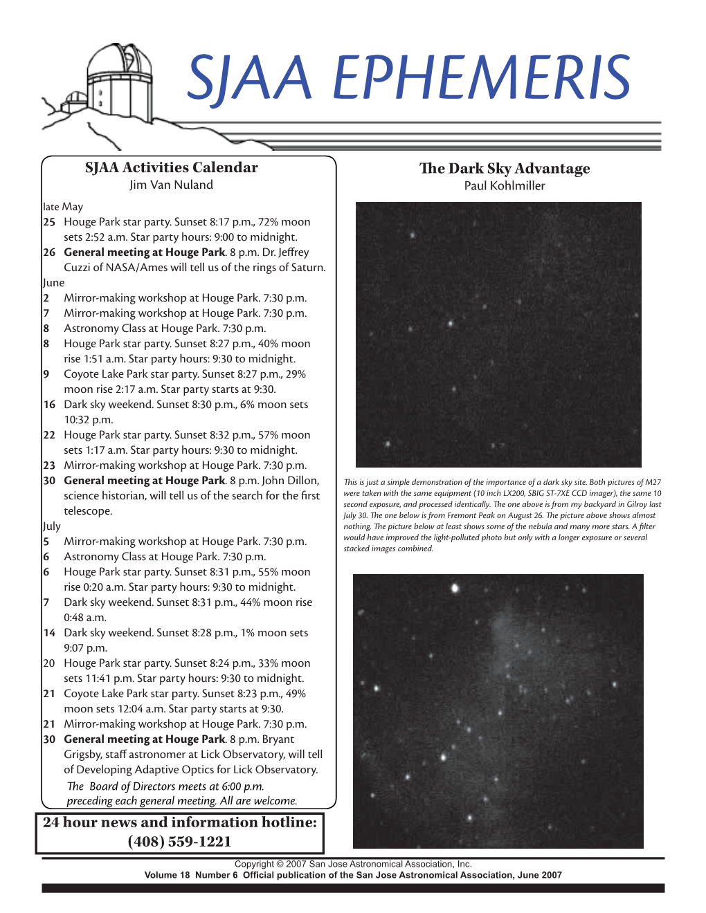 San Jose Astronomical Association Membership Form P.O