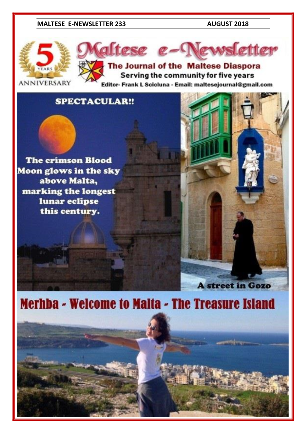 Maltese E-Newsletter 233 August 2018 1