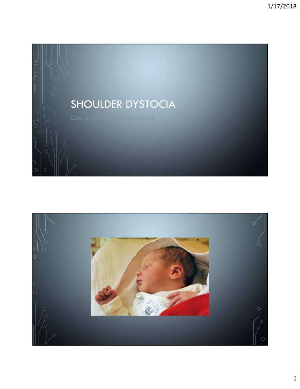 Shoulder Dystocia