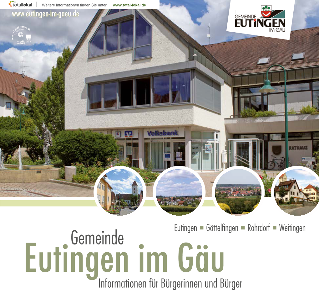 Gemeinde Eutingen Im Gäu Informationen Für Bürgerinnen Und Bürger Notruftafel