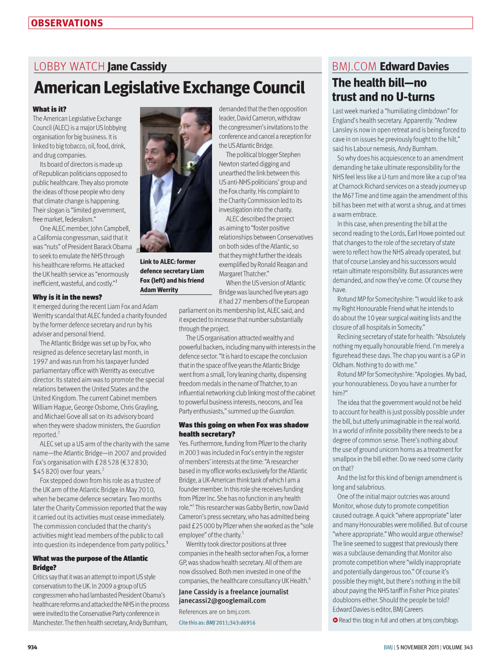 American Legislative Exchange Council