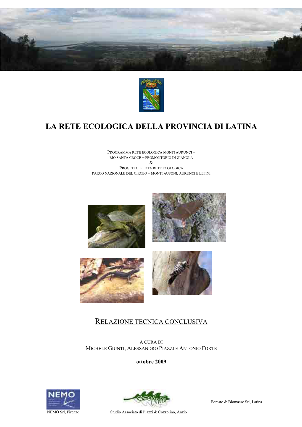 La Rete Ecologica Della Provincia Di Latina