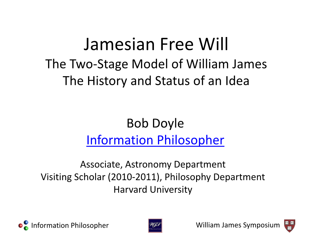 Bob Doyle Information Philosopher