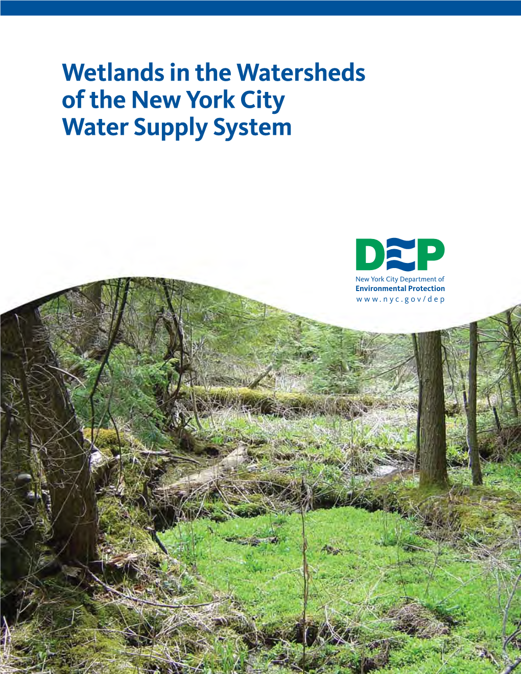 Wetlands in the Watersheds of the New York City Water Supply System Wetlands in the Watersheds of the New York City Water Supply System