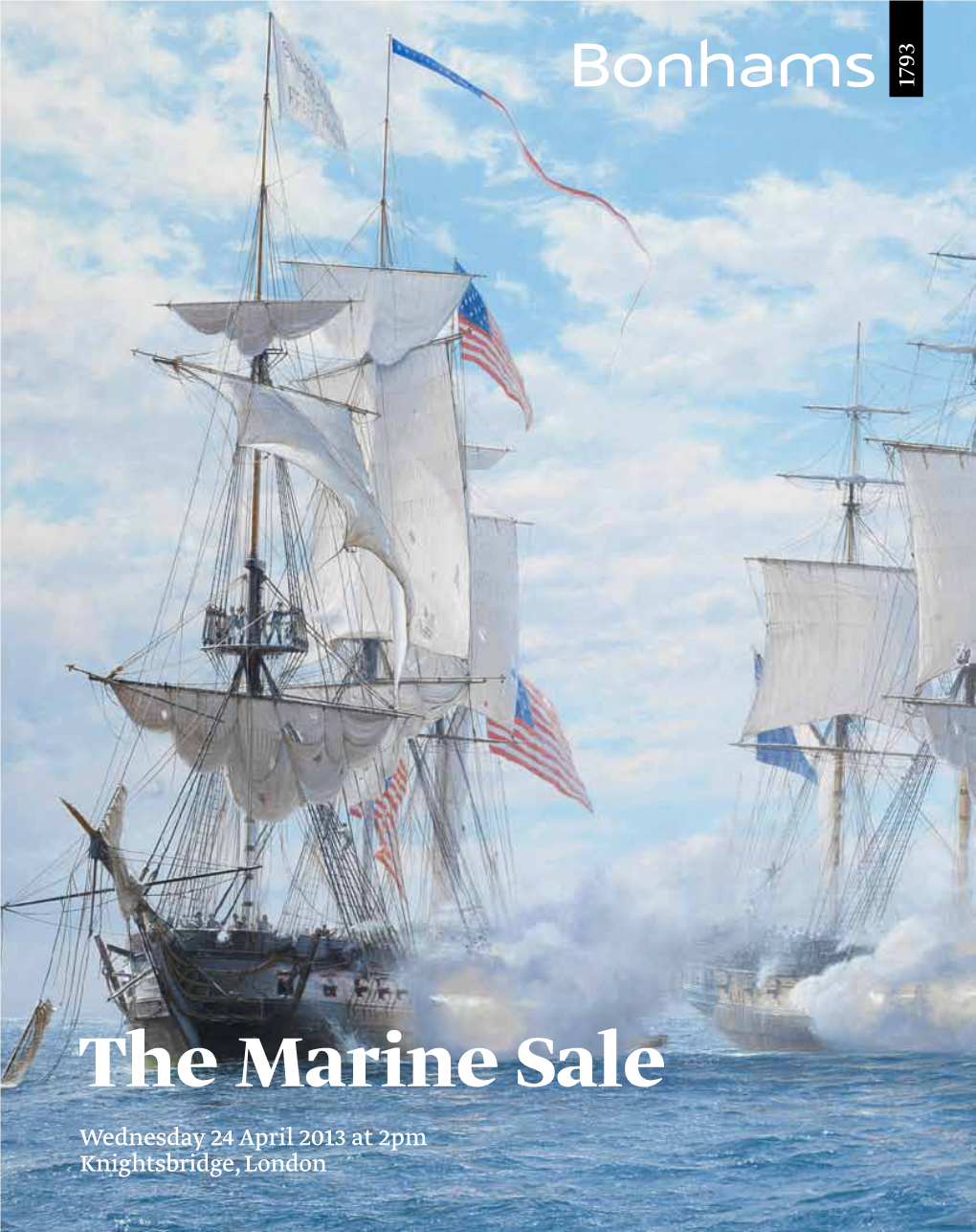 The Marine Sale Wednesday 24 April 2013 at 2Pm Knightsbridge, London