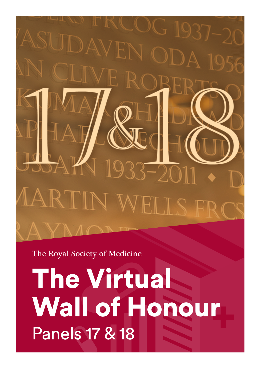 The Virtual Wall of Honour Panels 17 & 18 Virtual Wall of Honour Panel 17 Dates Honoured by Testimonials Professor Richard (JROC) Collin Read Testimonial