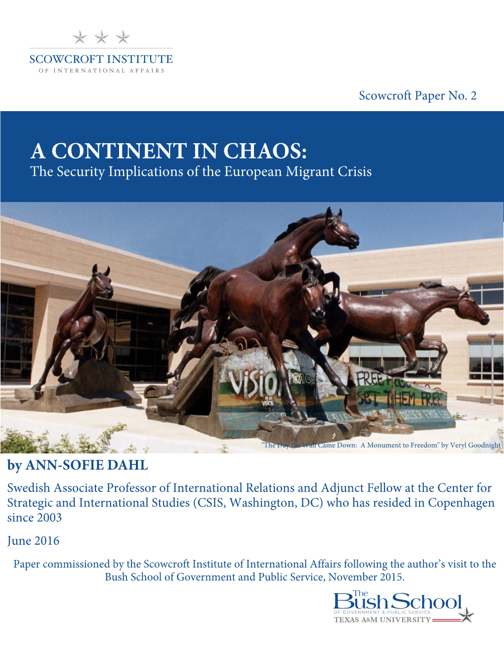 Ann-Sofie Dahl a Continent in Chaos.Pdf (1.663Mb)