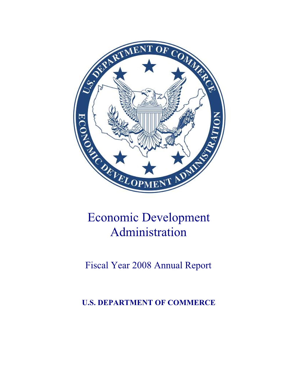 FY 2008 EDA Annual Report