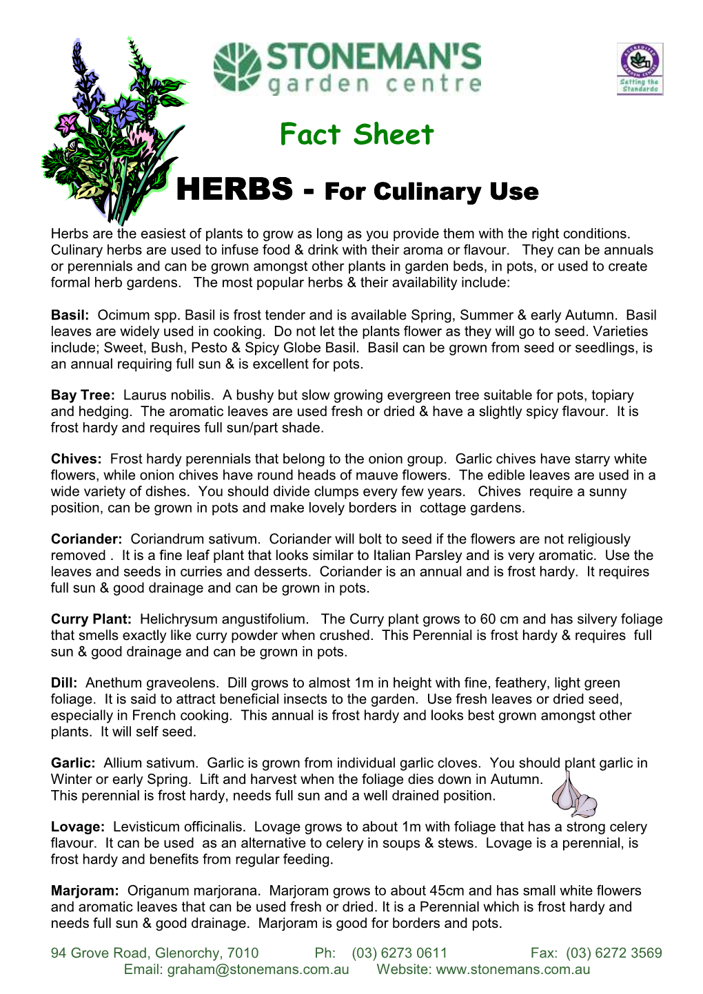 Culinary Herbs Are Used to Infuse Food & Drink with Their Aroma Or Flavour