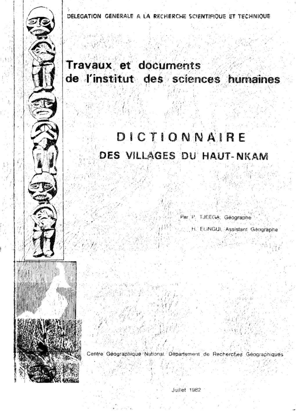 Dictionnaire Des Villages Du Haut-Nkam