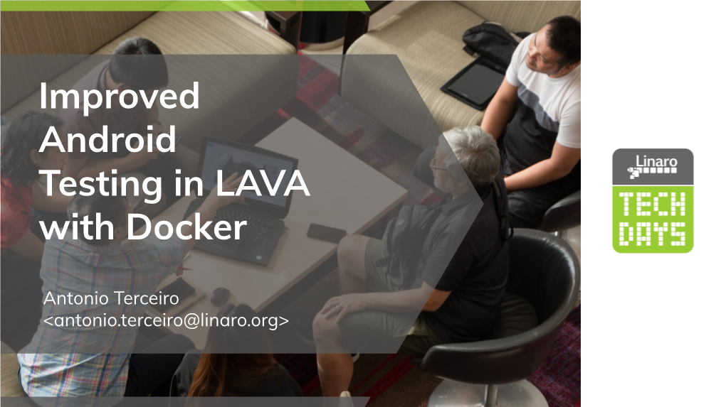 Improved Android Testing in LAVA with Docker