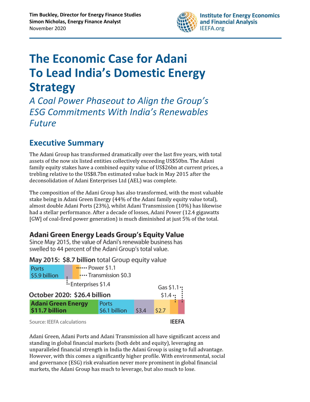 The Economic Case for Adani to Lead India's Domestic Energy