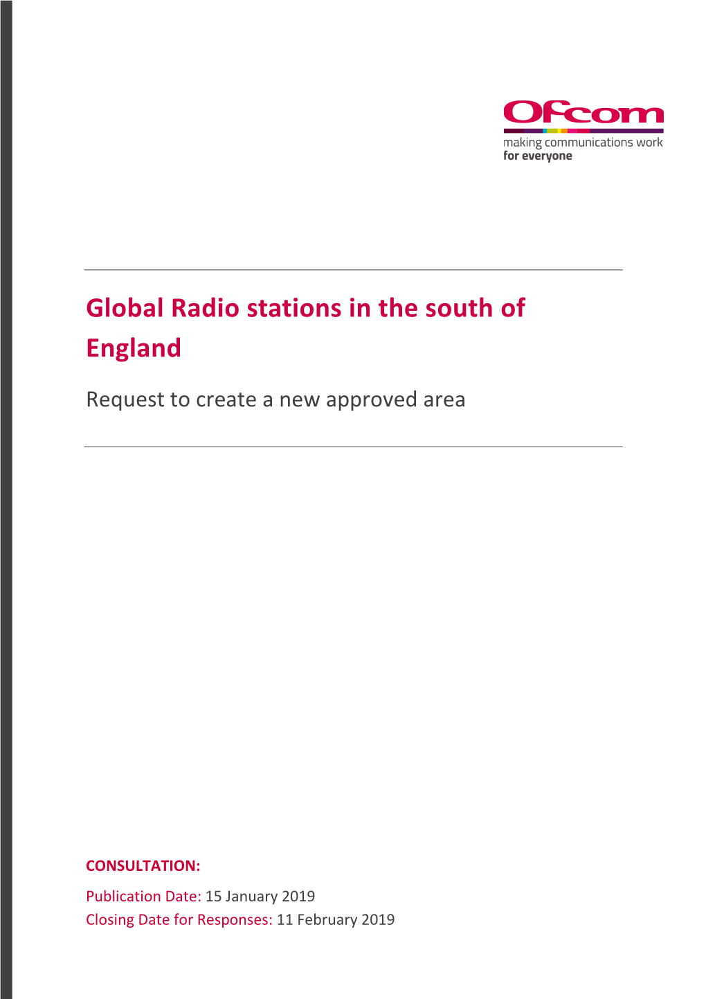 Global Radio Stations in the South of England