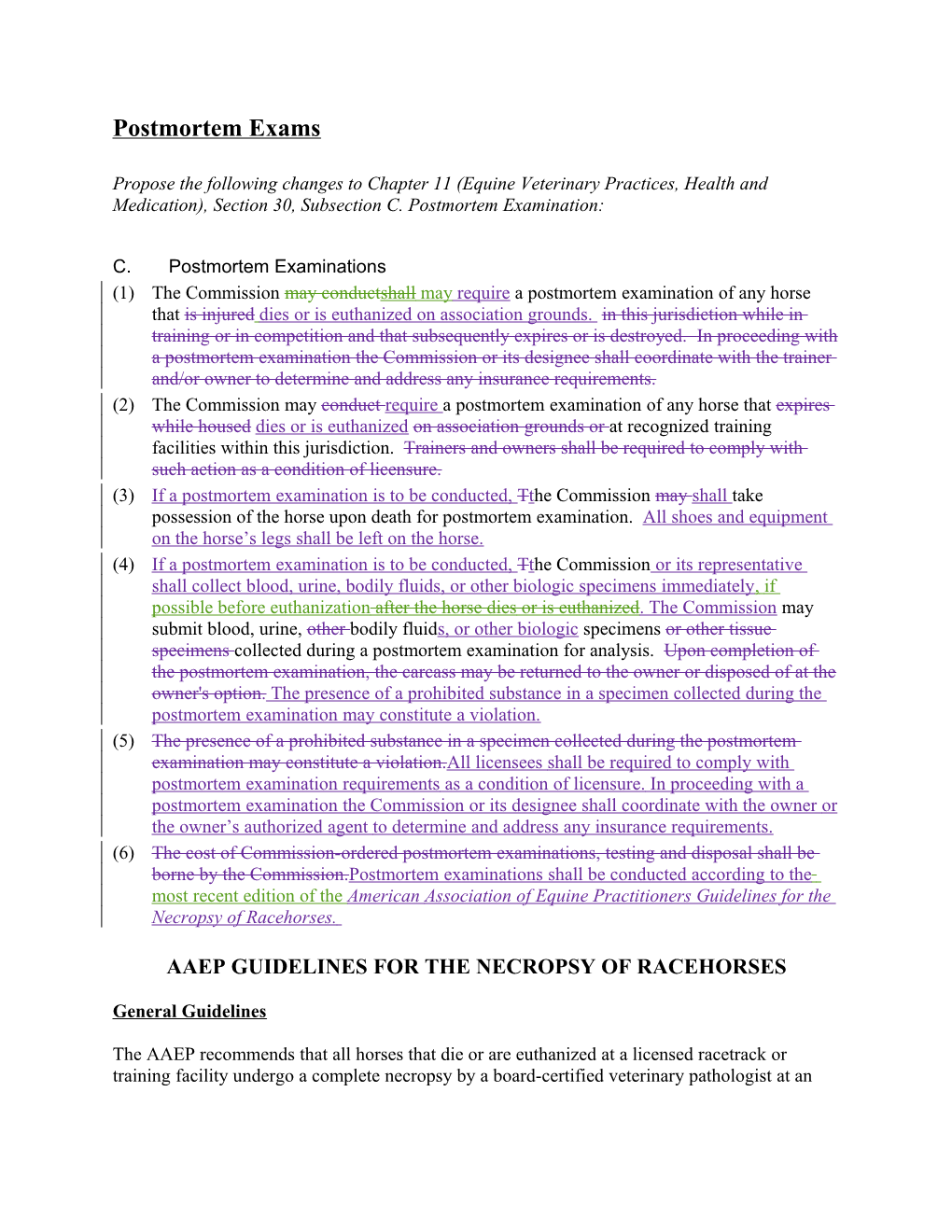 Postmortem Exams