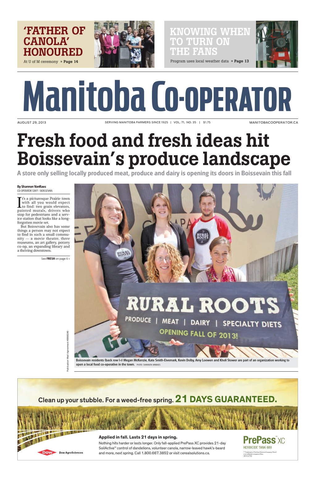 Fresh Food and Fresh Ideas Hit Boissevain's Produce Landscape