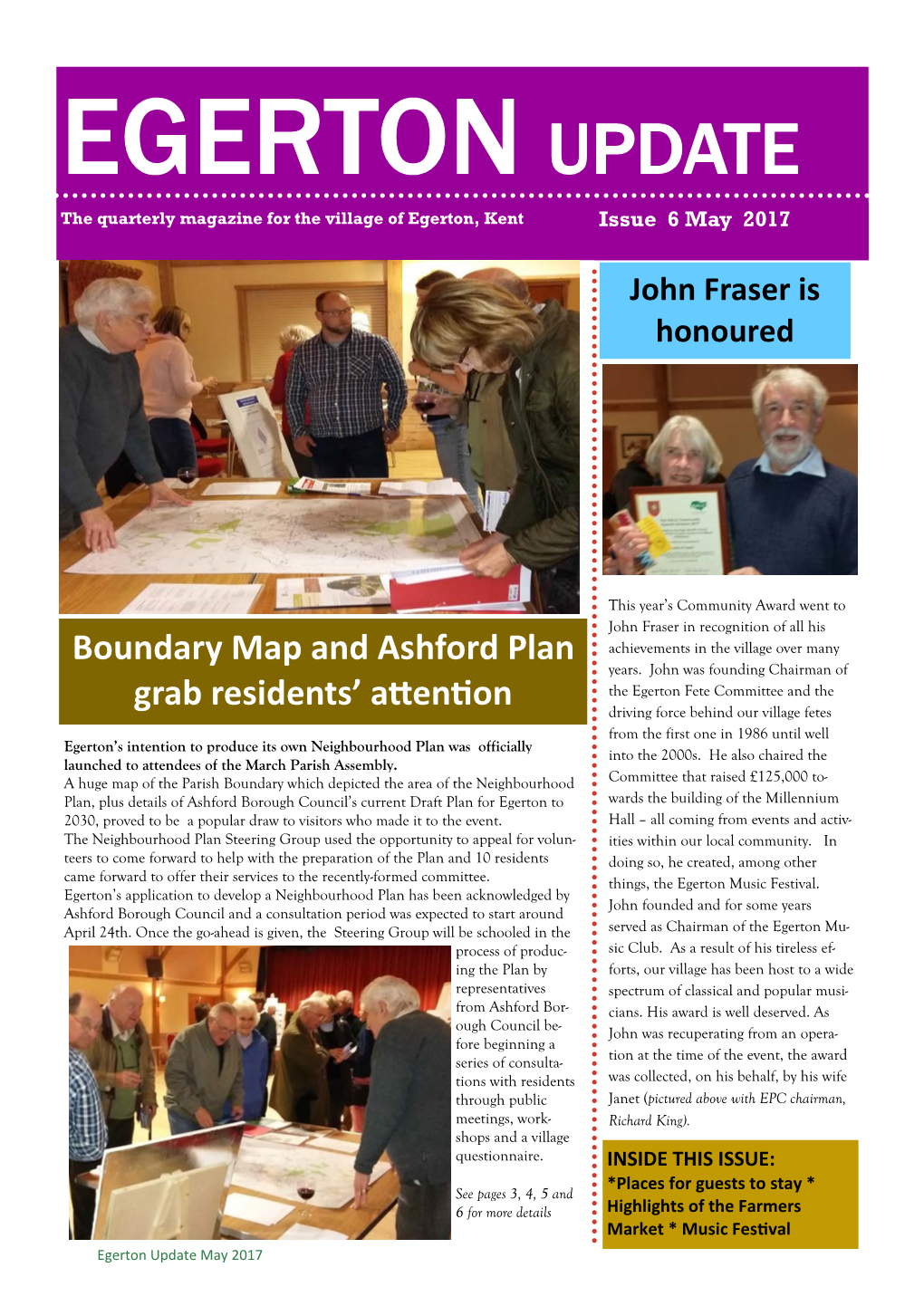 Boundary Map and Ashford Plan Grab Residents' Attention