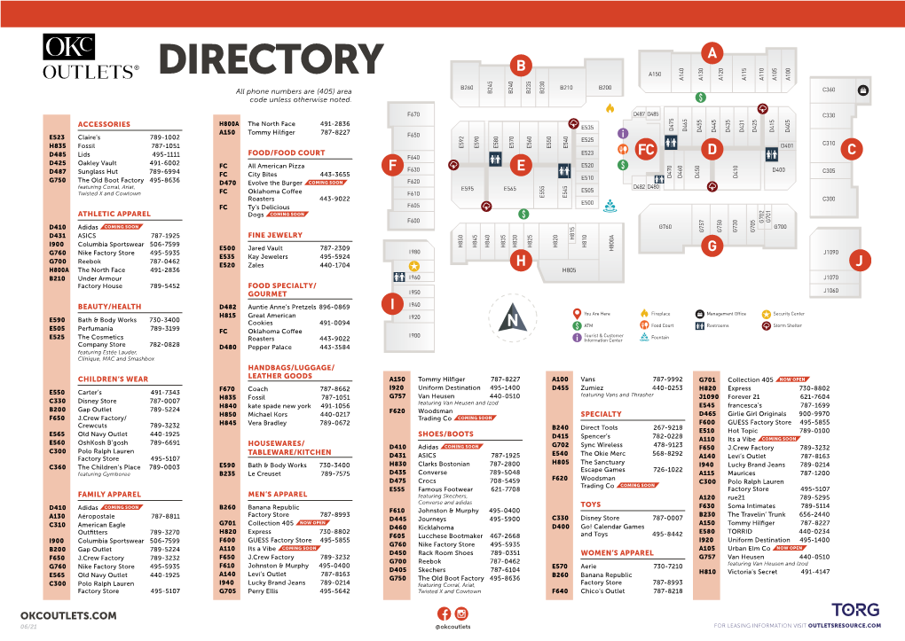 Printable Directory