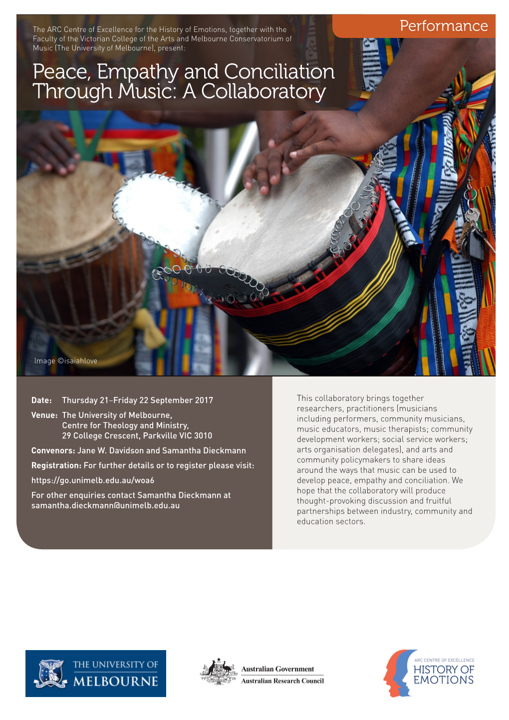 Peace, Empathy and Conciliation Through Music: a Collaboratory