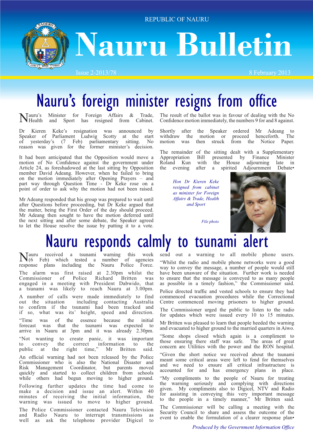 Nauru Bulletin