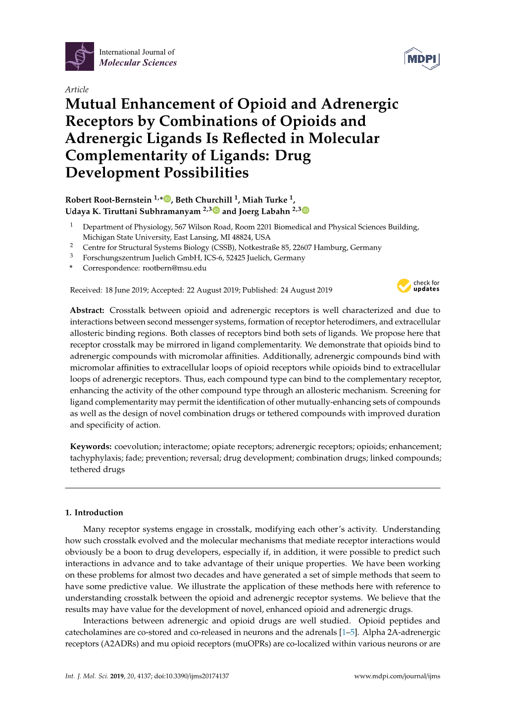 Amphetamine with Opioid Receptors 1.4