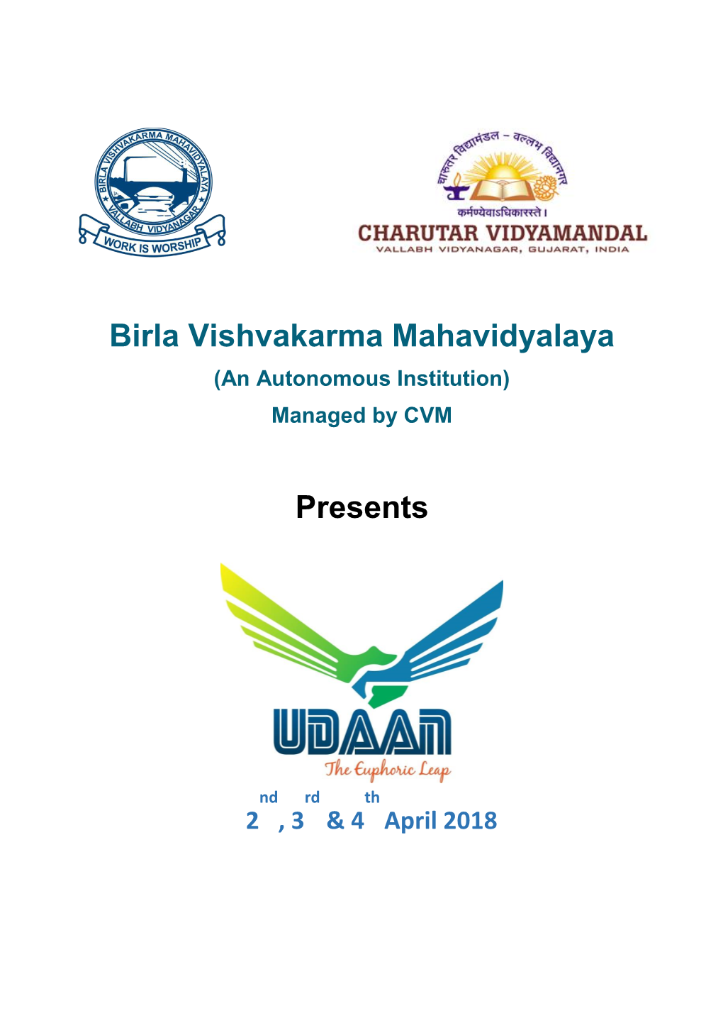 Birla Vishvakarma Mahavidyalaya Presents