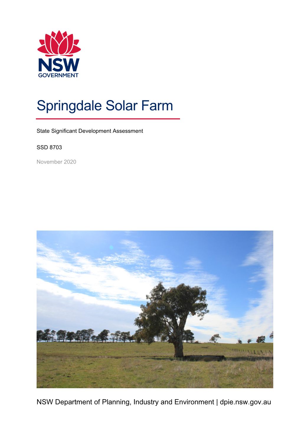 Springdale Solar Farm