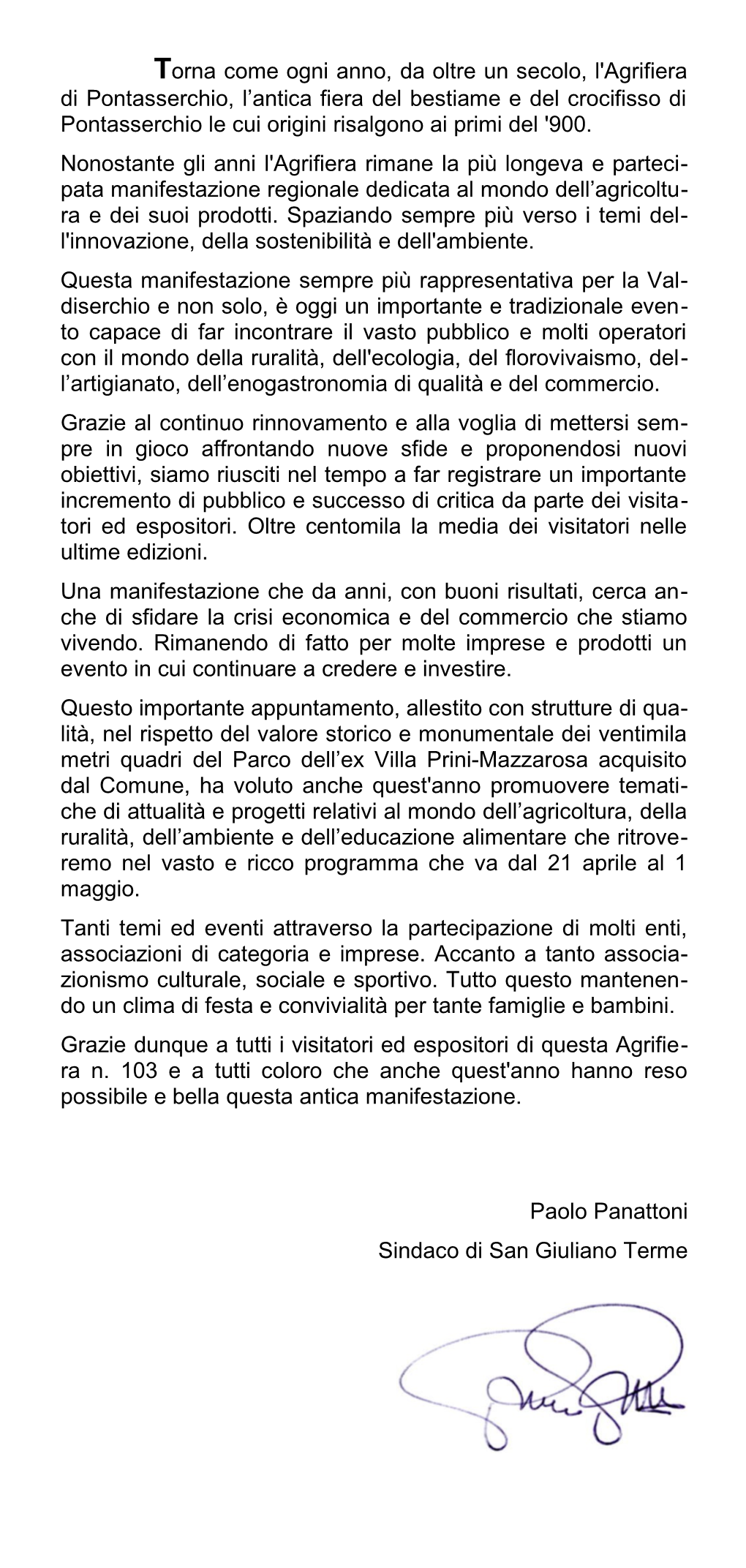 Torna Come Ogni Anno, Da Oltre Un Secolo, L'agrifiera Di Pontasserchio, L'antica Fiera Del Bestiame E Del Crocifisso Di Pontas