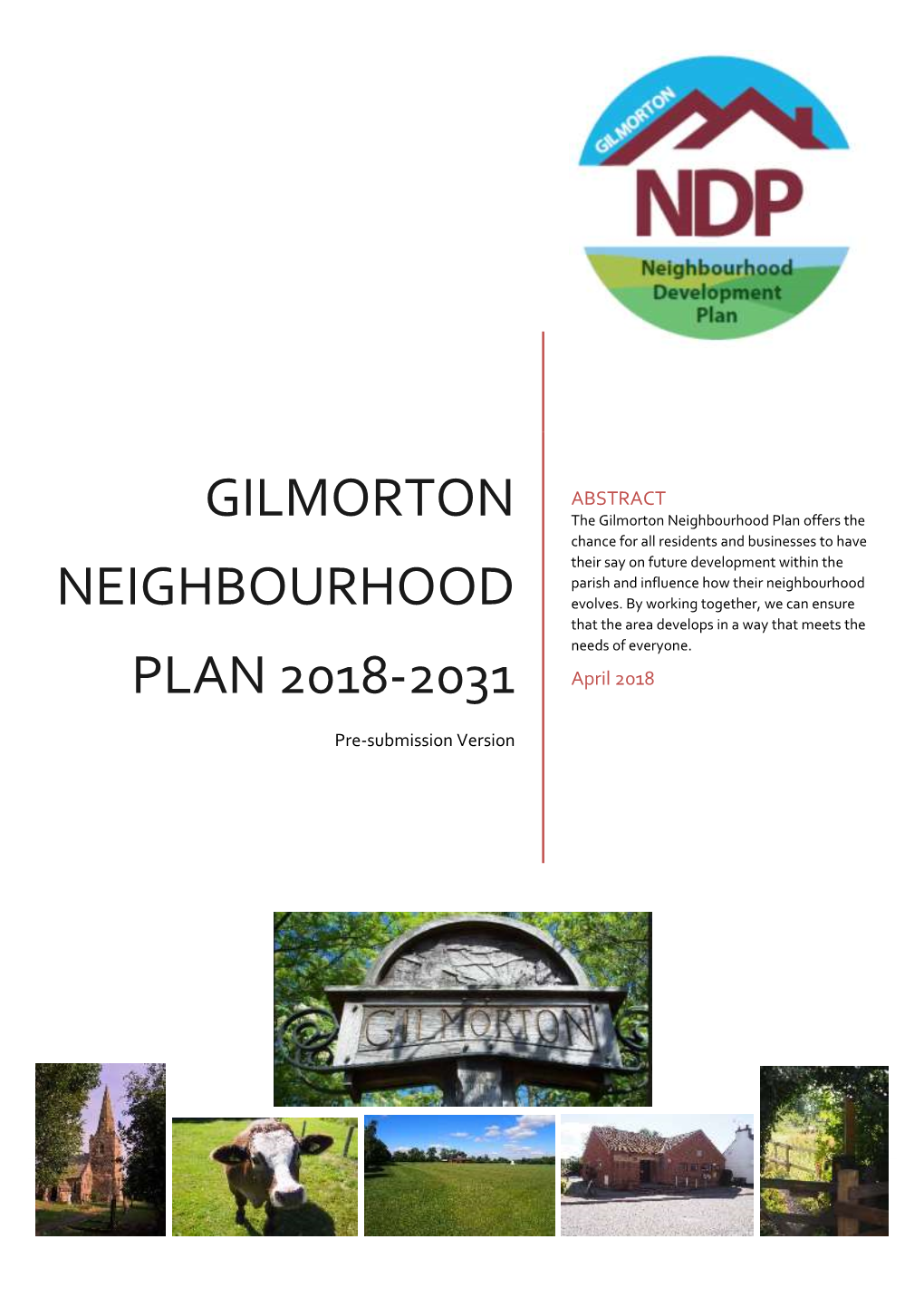 GILMORTON NEIGHBOURHOOD Plan 2018-2031