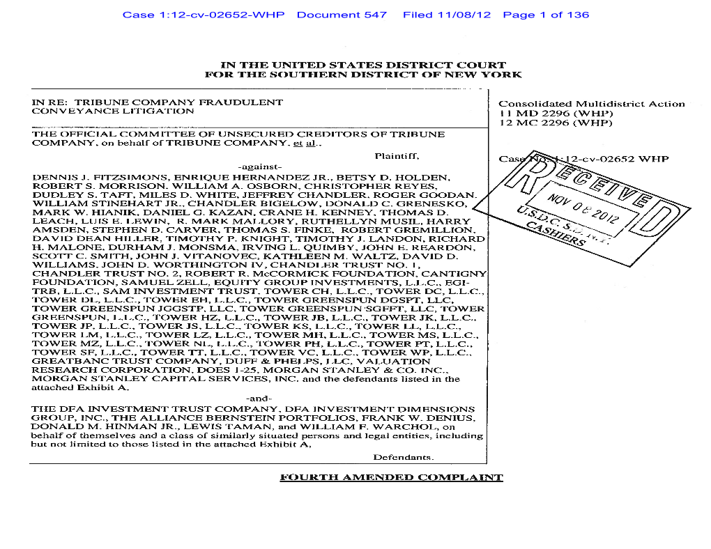 Case 1:12-Cv-02652-WHP Document 547 Filed 11/08/12 Page 1 of 136