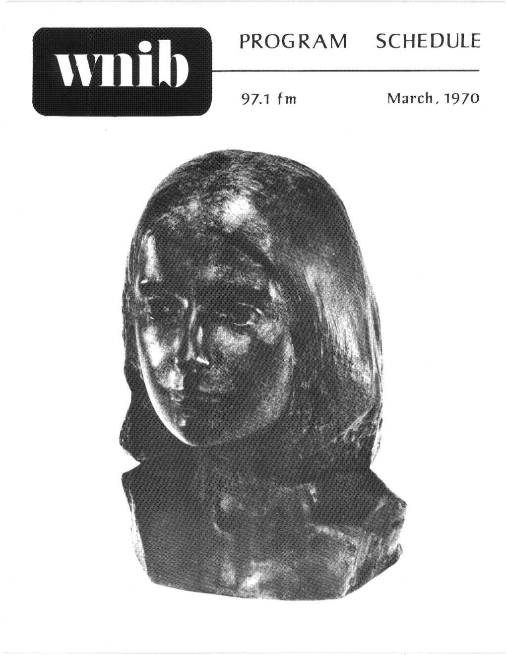 WNIB Program Schedule March 1970