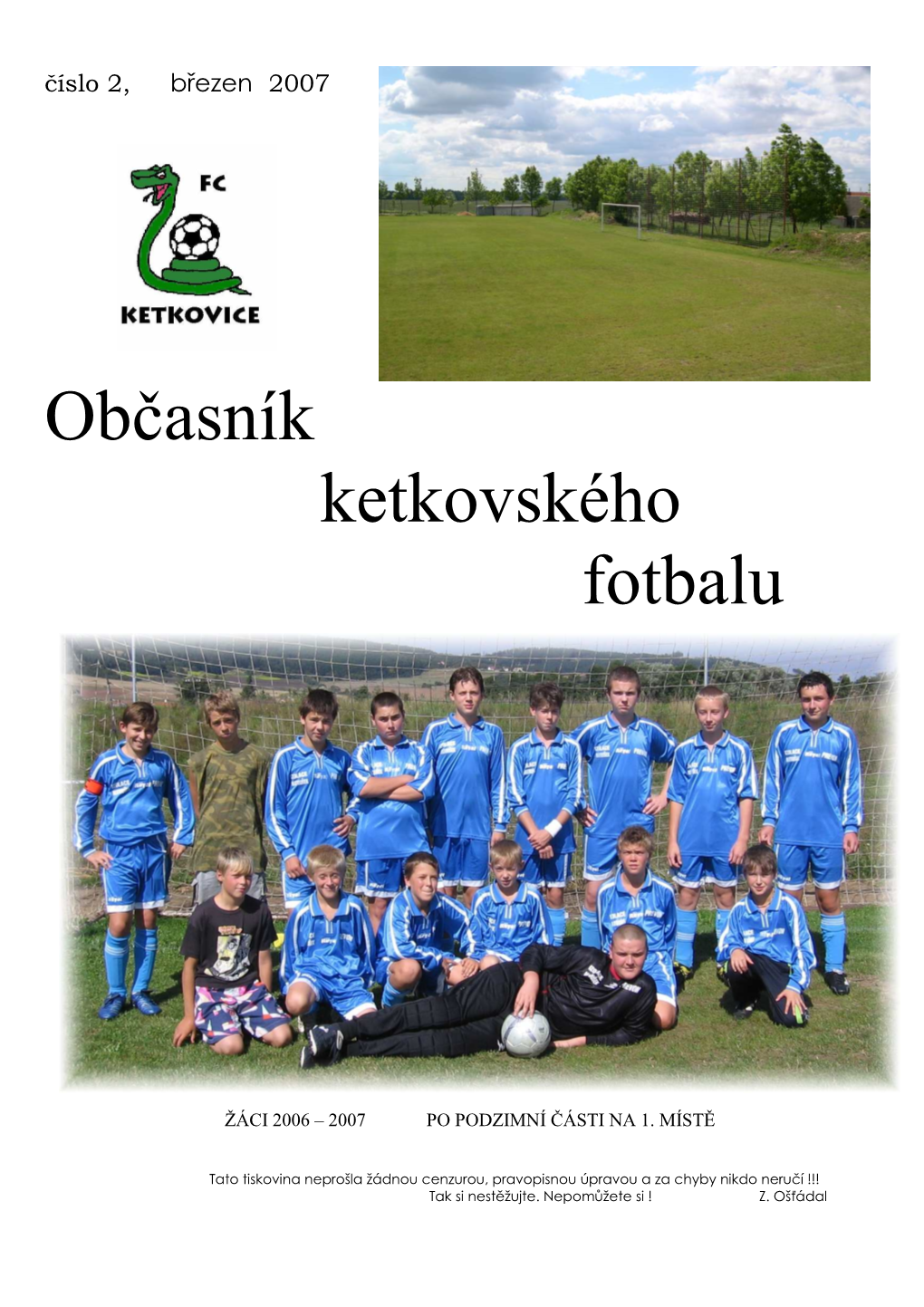 Číslo 2, Březen 2007