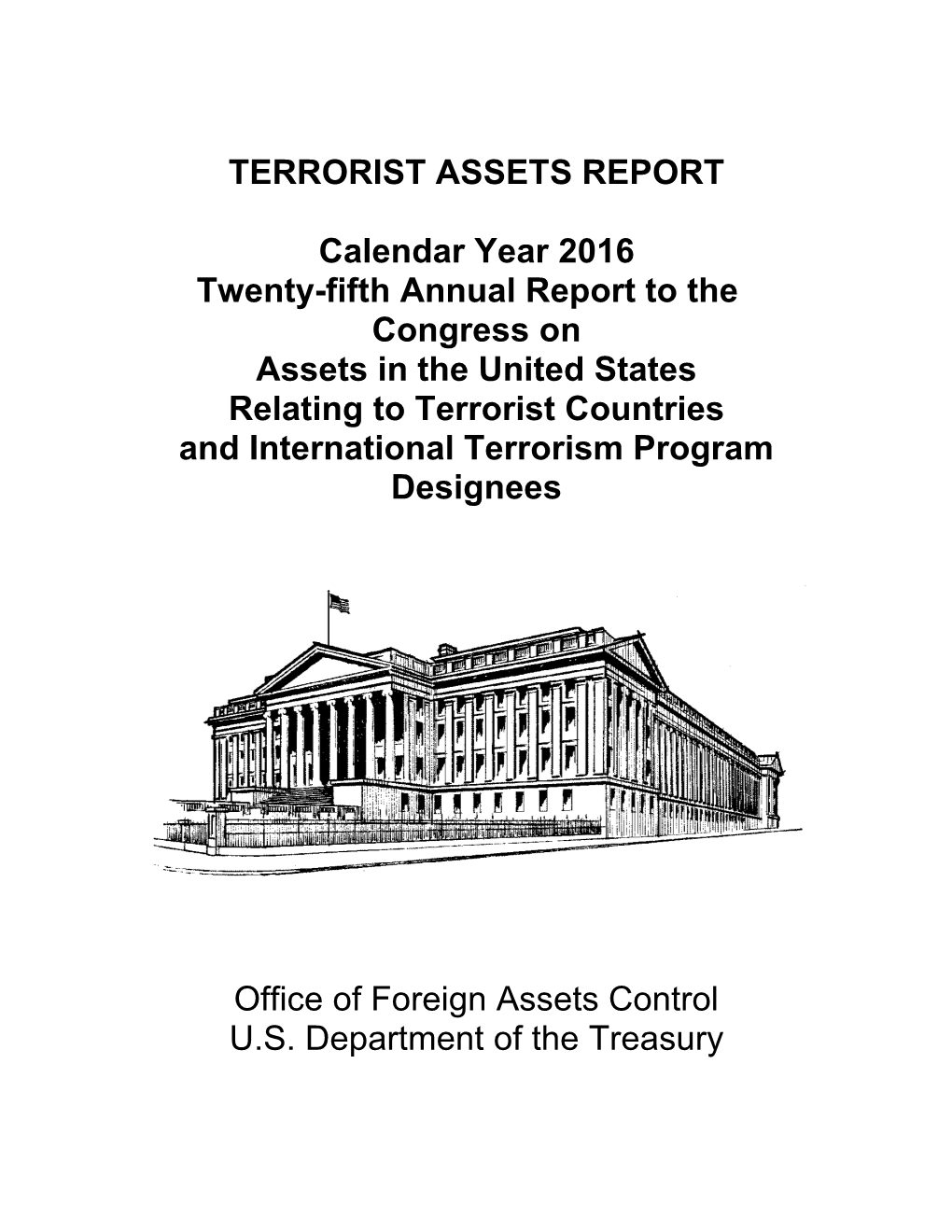 Terrorist Assets Report 2016