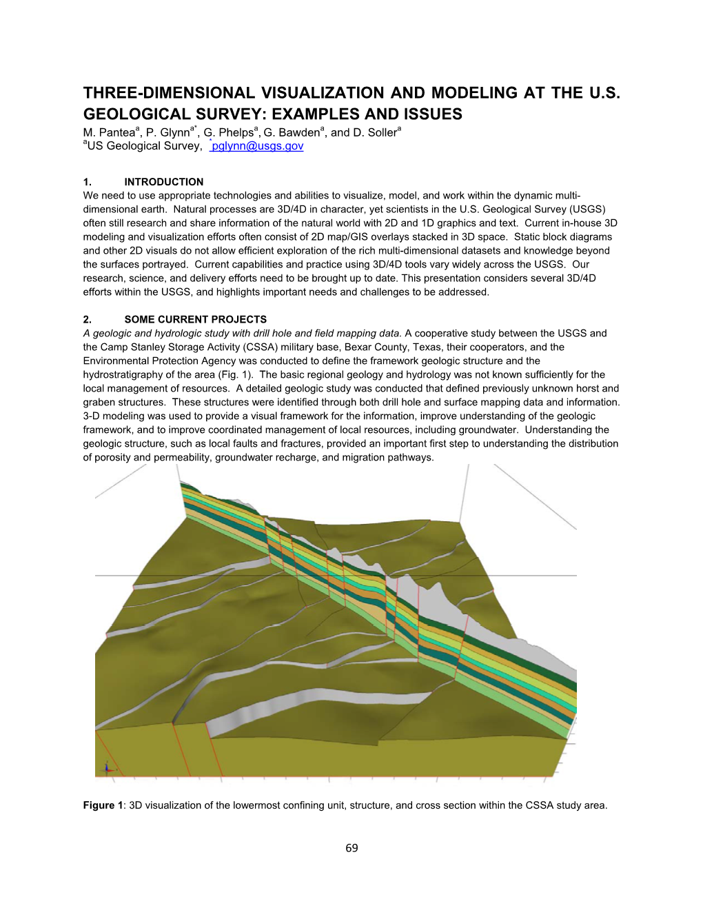 Three-Dimensional Visualization and Modeling at the U.S