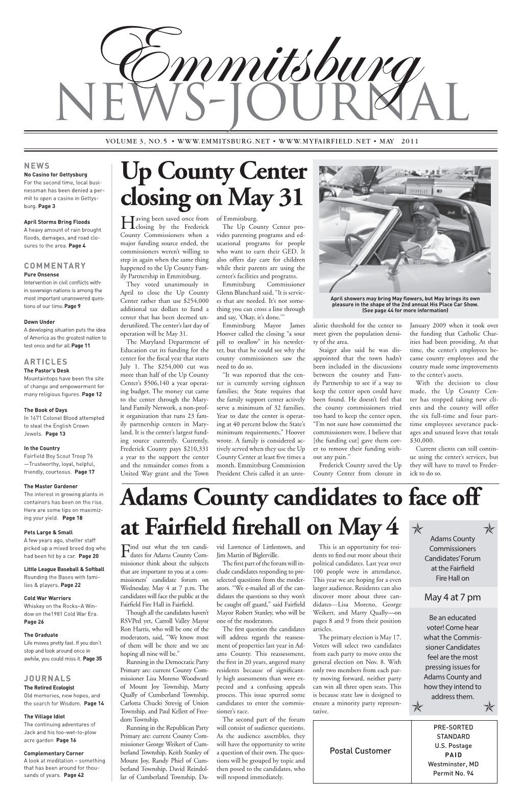 Up County Center Closing on May 31