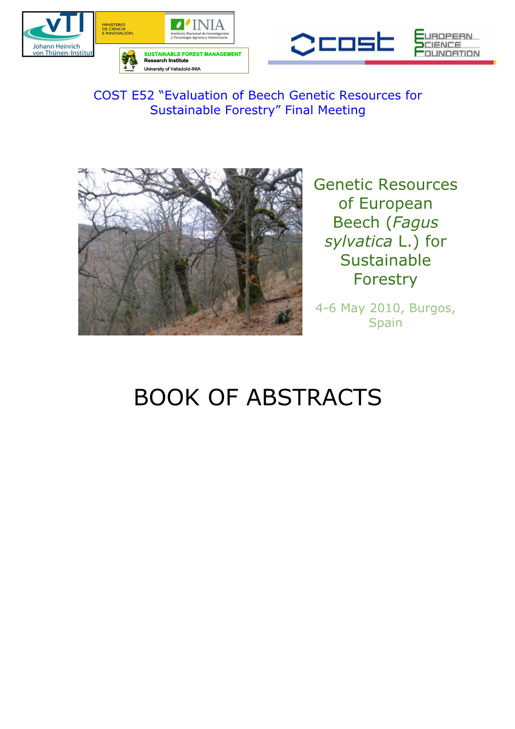 Book of Abstracts