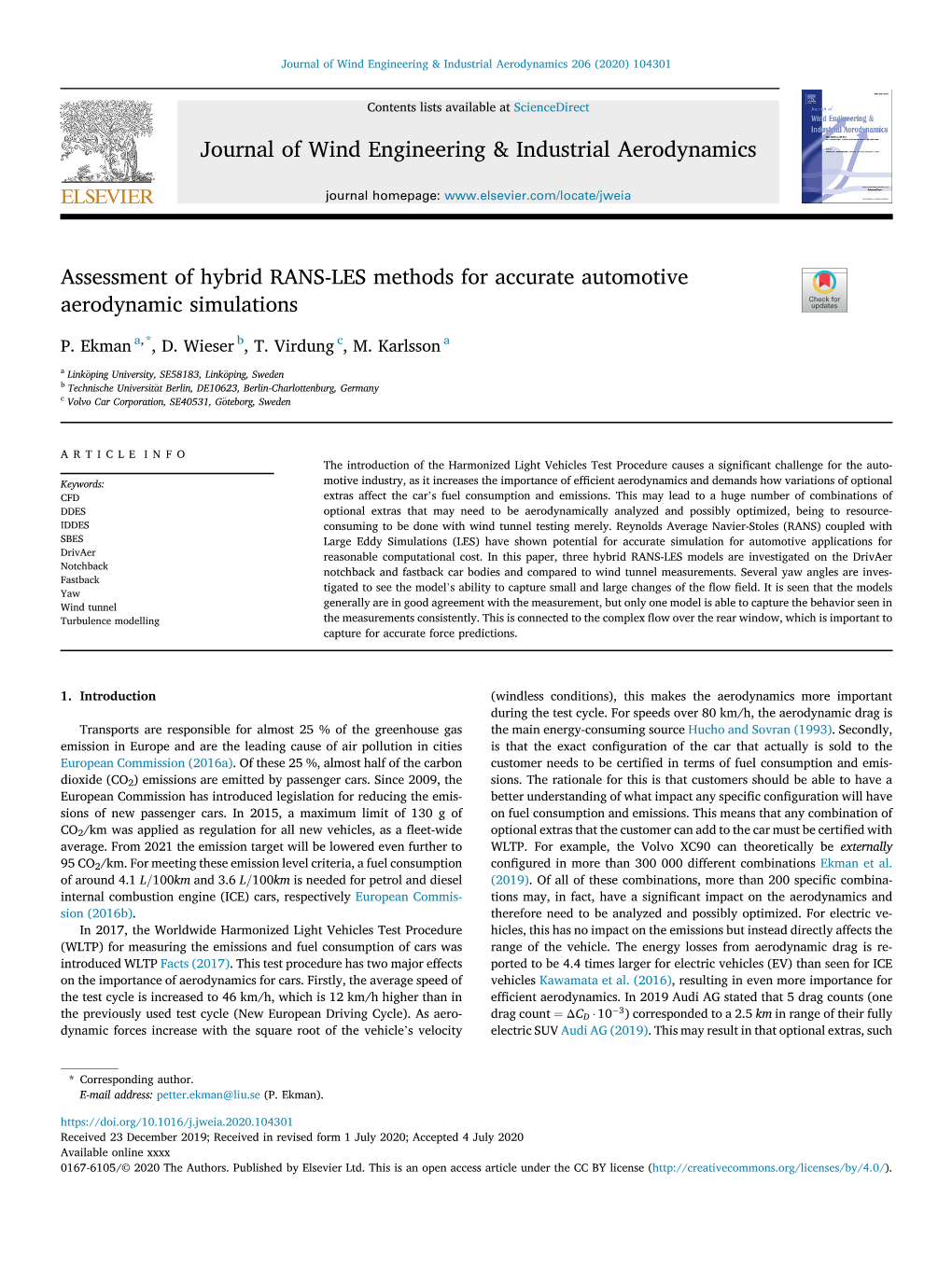 Journal of Wind Engineering & Industrial Aerodynamics