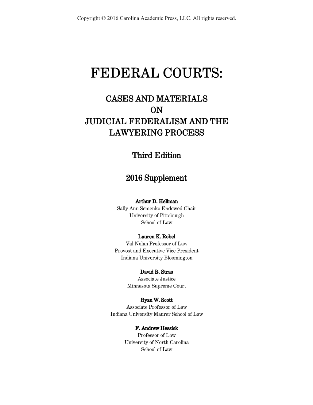 Federal Courts