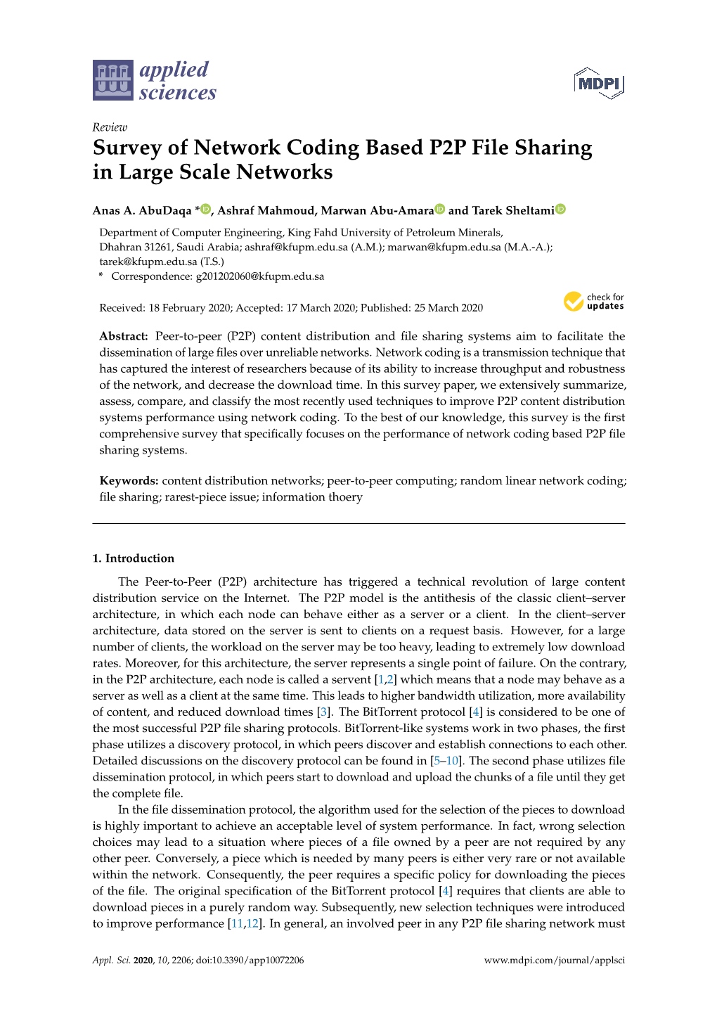 Survey of Network Coding Based P2P File Sharing in Large Scale Networks