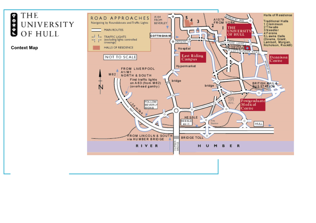 University of Hull Campus Maps