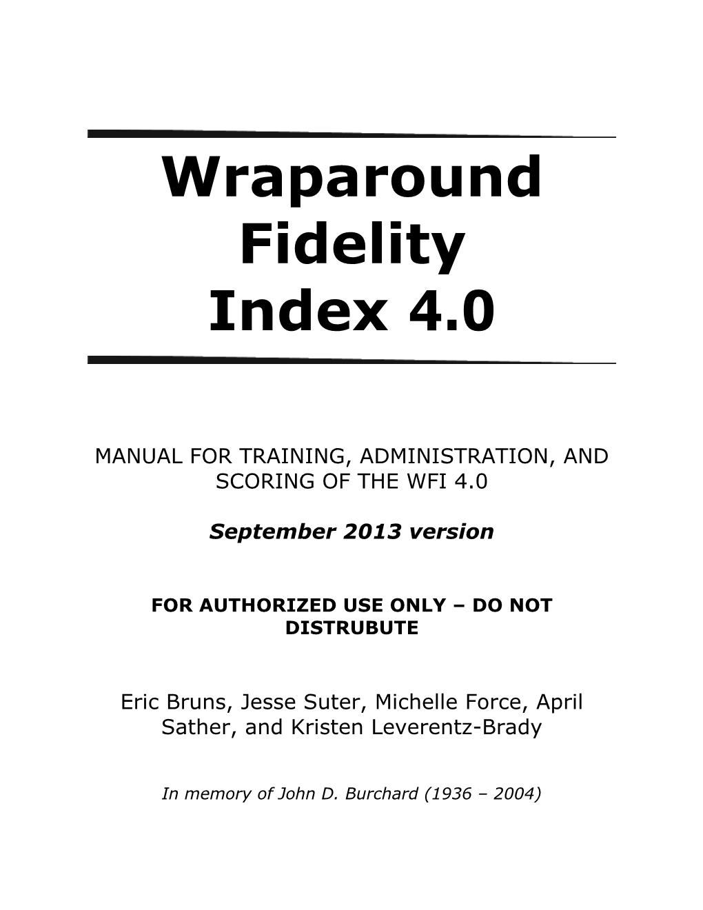 WFI 3.0 User's Manual