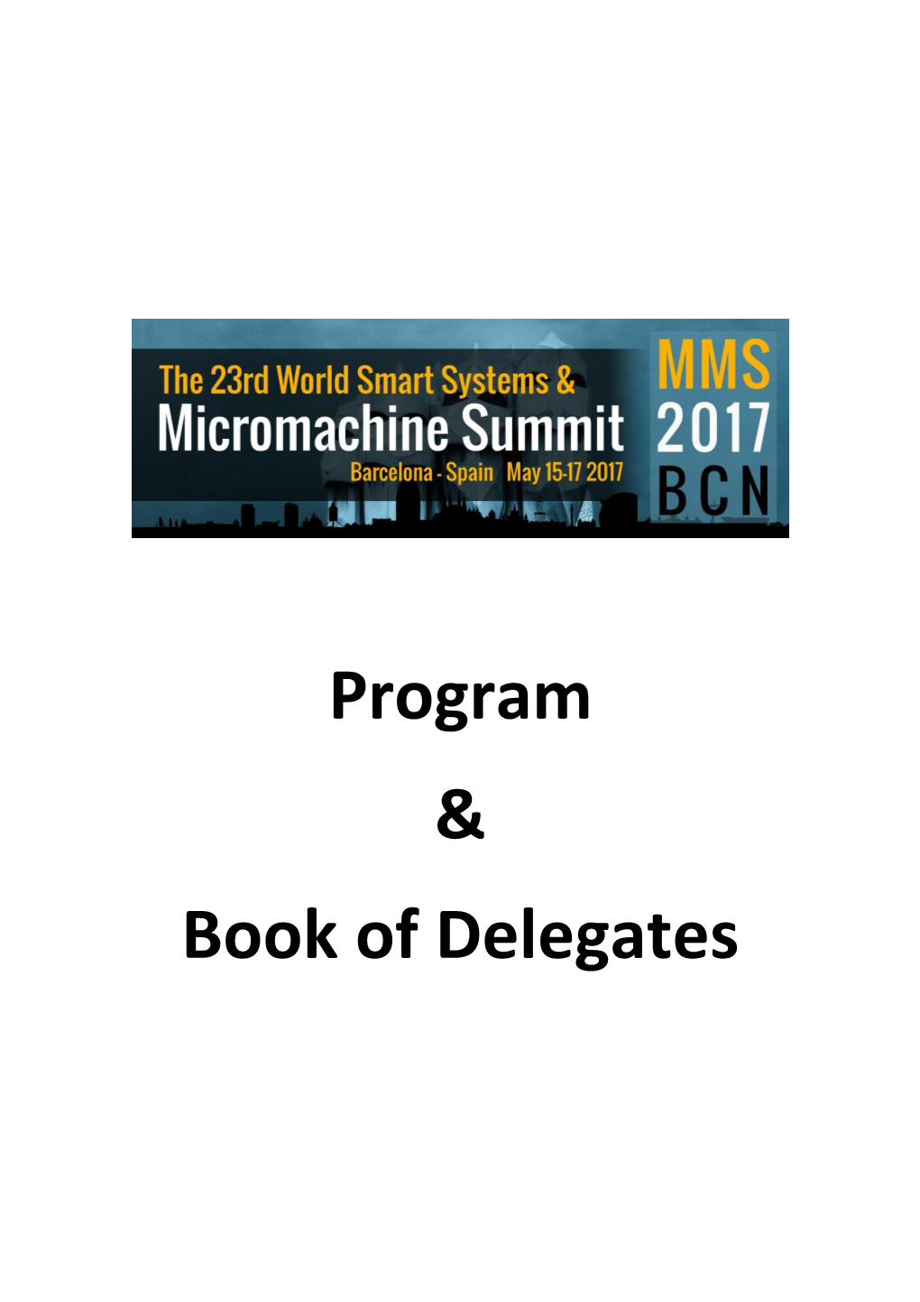 Program & Book of Delegates