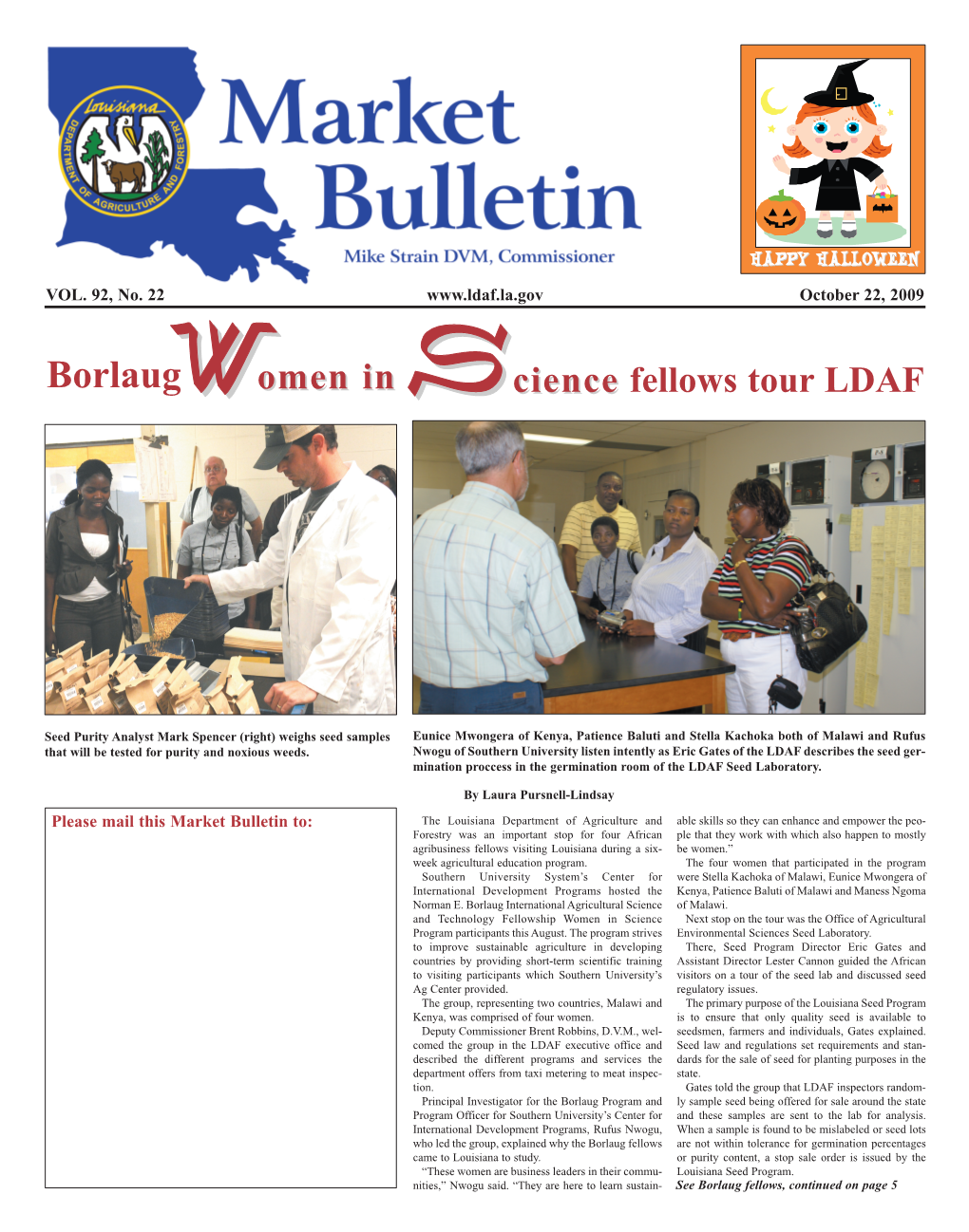 Market Bulletin 10/22/09