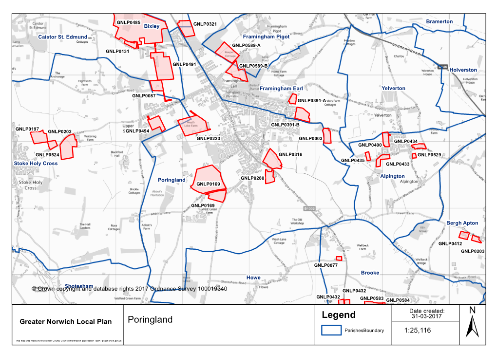 Poringland Map Book