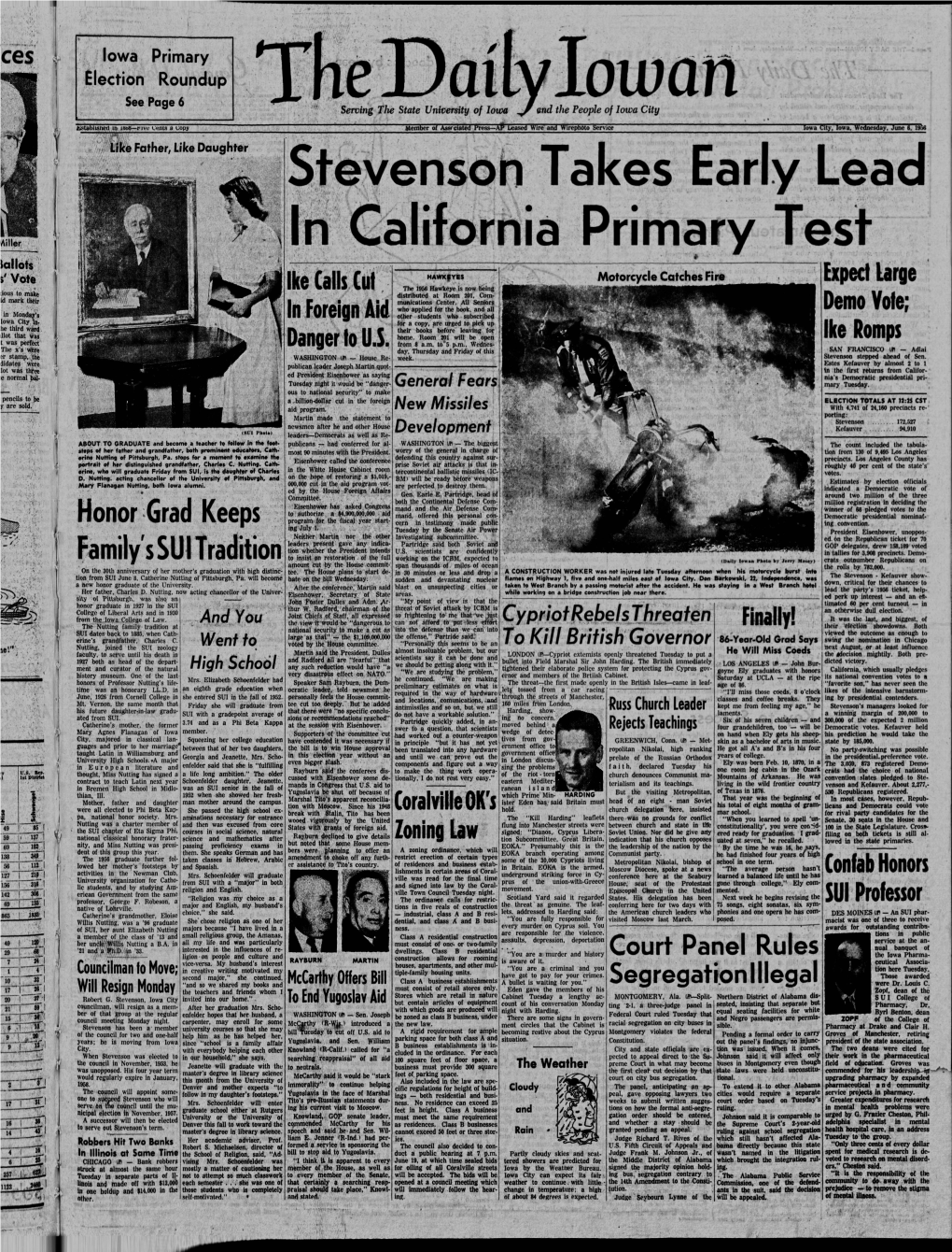 Daily Iowan (Iowa City, Iowa), 1956-06-06