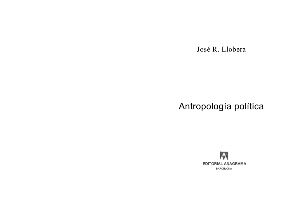 Antropología Política