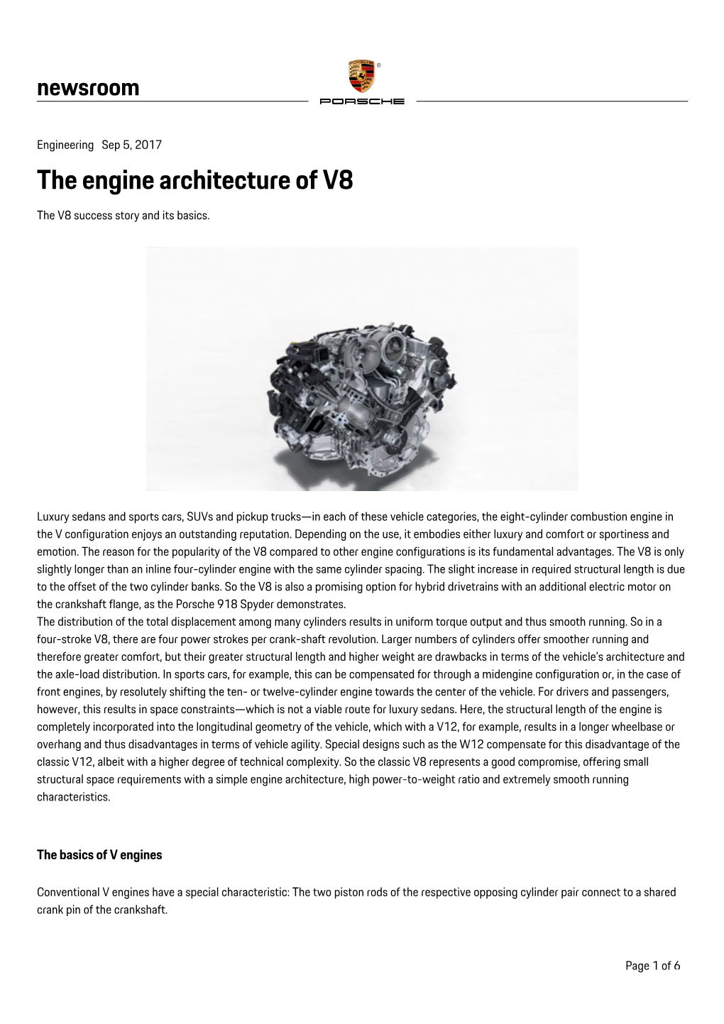 The Engine Architecture of V8 the V8 Success Story and Its Basics