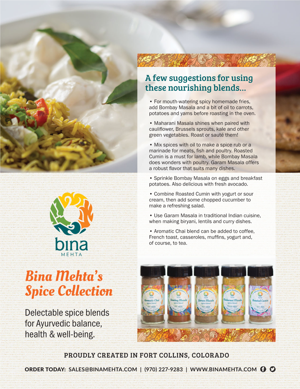 Bina Mehta's Spice Collection