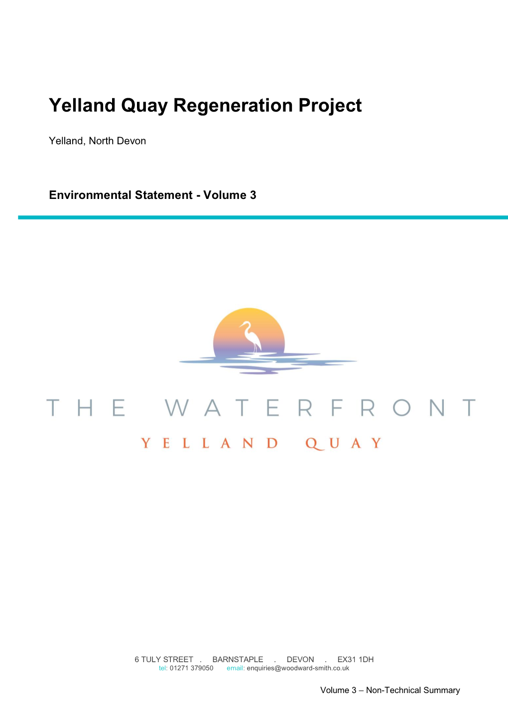 Yelland Quay Regeneration Project Environmental Statement