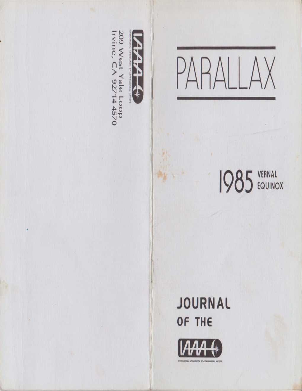 Parallax – 1985-1